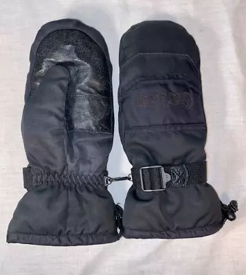 Gates Insulated Mitten's Men's Black Nylon Leather - Size M • $14.99