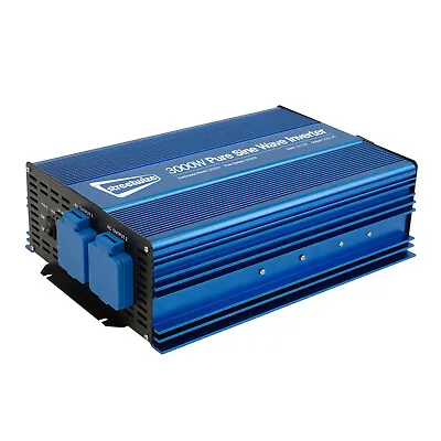 Streetwize SWPSI3000 3000w Watt Pure Sine Inverter Power 12V DC To 230V-240V AC • £239.99