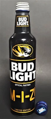 $8.99 • Buy 2021 NCAA UNIVERSITY OF MISSOURI TIGERS - BUD LIGHT Aluminum Beer Bottle #503836