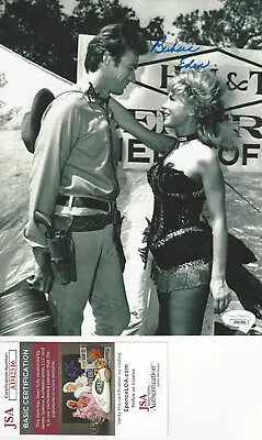  Barbara Eden I Dream Of Jeannie Autographed 8x10 With Clint Eastwood Photo JSA • $65.95