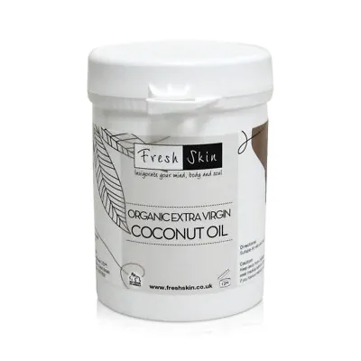 250g Organic Extra Virgin Coconut Oil - 100% Pure Raw & Cold Pressed • £5.90