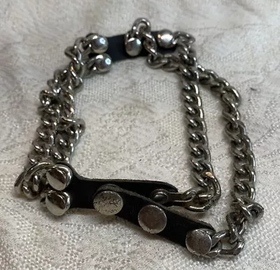 Motorcycle Boot Chain Two-Chains Jewelry Bracelet Unisex • $8.99