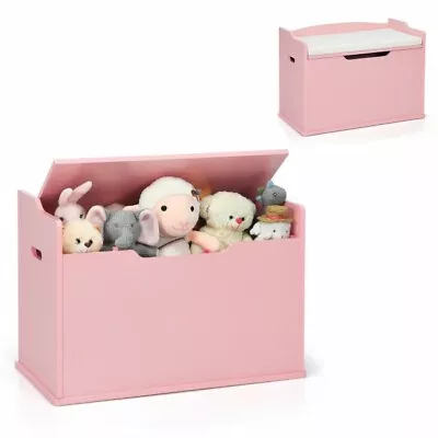 Kids Girls Multi Bin Toy Organizer Princess Playroom Storage Box Chest Gift Pink • $125.95