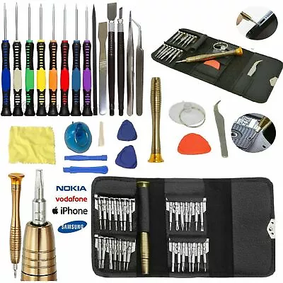 Mobile Phone Repair Opening Tool Kit Screwdriver Set For IPhone IPad Samsung • £7.95