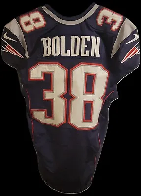 2013 Brandon Bolden Game Worn Navy New England Patriots Jersey • $749.99