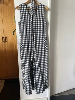 $75 • Buy Gorman Navy Gingham  Picnic  Pantsuit Size 10 Sold Out RRP$229