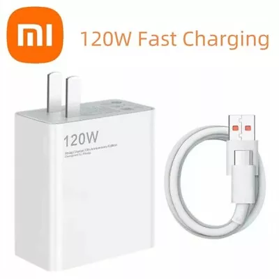 Mi 120W Fast Charger US EU UK AC Adapter USB-C For Xiaomi 14/13/12/11 Pro Ultra • $15.99