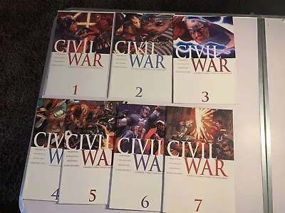 Marvel Civil War Complete Set Issues 1-7 1st Prints Bendis McNiven • $29.99