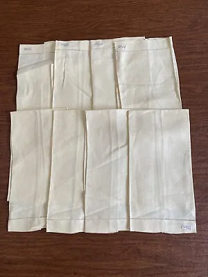 Vintage Lot Of 8 Beige Pure Irish Linen Napkins Unused  • $17