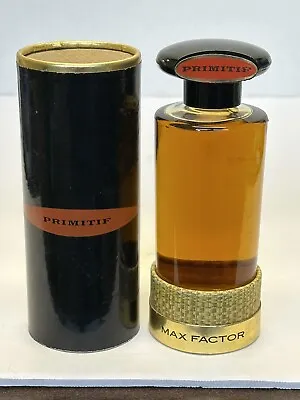 Rare Vintage Primitif By Max Factor 4 Oz Parfum Cologne Full IN ORIGINAL BOX • $29.99