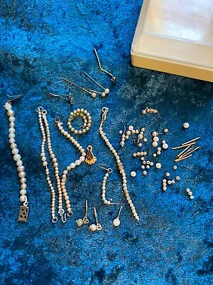 Vintage Barbie Doll Jewelry Lot - Necklaces Bracelets Earrings Etc. • $22.50
