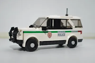 Custom Police Interceptor Utility Miami Dade White Compatible With LEGO® Bricks • $43