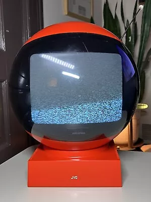 JVC Videosphere Model 3240 Space Helmet TV Red Television Works - Read Desc. • $579