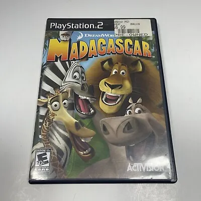 Madagascar PS2 PlayStation 2 - Complete CIB • $10.99