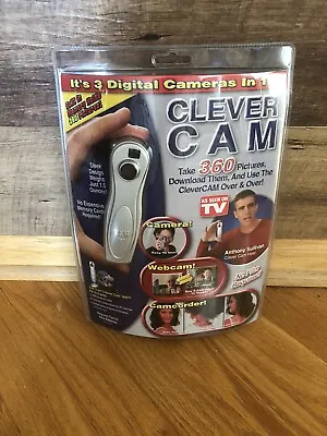 Vintage ￼Clever Cam 360 As Seen On TV Old Technology Camcorder Camera NEW • $24.99