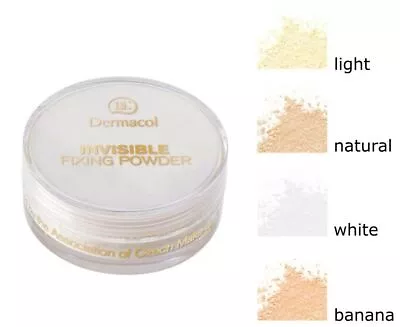 DERMACOL Invisible Fixing Powder Puff Transparent Natural Makeup • $36.32