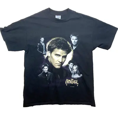 Vtg Y2K - Buffy The Vampire Slayer - Buffy & Angel TV Promo Tshirt Men’s L • $58.40
