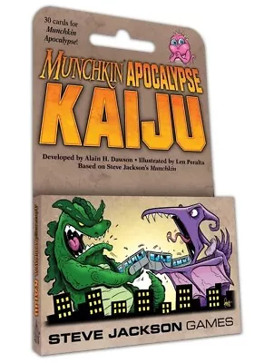Munchkin Card Game Apocalypse Kaiju Brand New Box Set Steve Jackson • £11.99