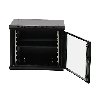 9U Wall Mount Server Cabinet Enclosure Rack Server Data Cabinet 600*450*500mm UK • £87