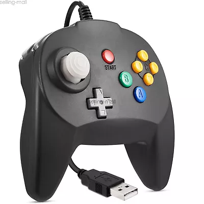 USB N64 Game Controller PC Joystick & Super SNES Gampad For PC/MAC Windows • $9.56