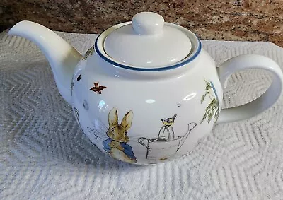 Beatrix Potter Peter Rabbit Teapot 32 Oz Easter - Spring Teapot NEW • $39.99