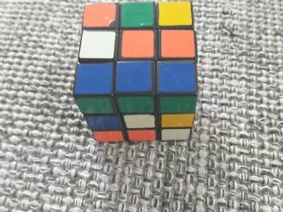 Vintage 80s Rubix Cube Toy Puzzle Brain Teaser 2.25 Original • $20