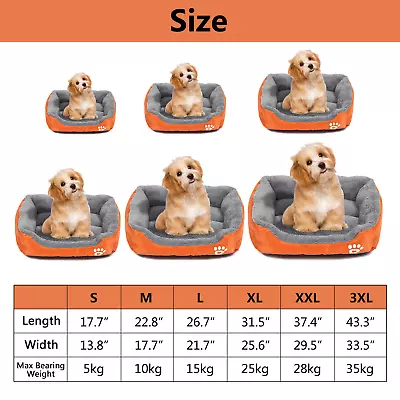 Washable Pet Dog Cat Bed Puppy Cushion House Pet Soft Warm Kennel Dog Mat Blanke • $9.99