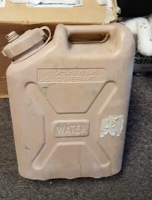 Military Water Can 5 Gallon 20L LC INDUSTRIES Tan USA PREPPER HUNTING TACTICAL A • $54.99