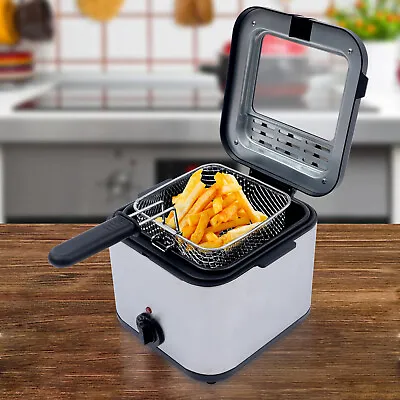 Deep Fryer French Fries Machine Household Fryer Multi-function Mini Fryer 2.5L • $42.99