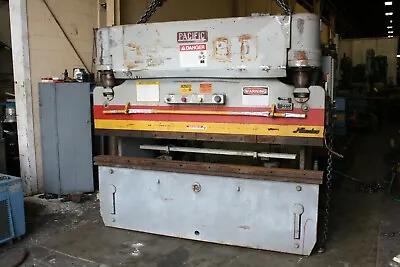 75 Ton X 8' Pacific Hydraulic Press Brake: Yoder #66481 • $19500