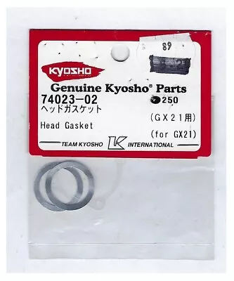 Vintage RC Car Kyosho 74023-02 Head Gasket For GX21 Engine Old Stock NIB • $9.45