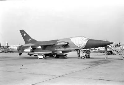 141st TFS NJ ANG F-105D 57-5793 At Andrews May 1968 - Original Large B&W Neg • $3.69