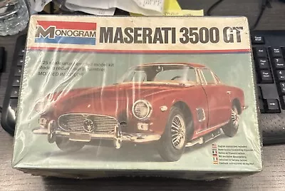 Maserati 3500 GT Monogram 1:25 Model Kit # 2245 Sealed Parts Bag Box Small Wear • $79.99