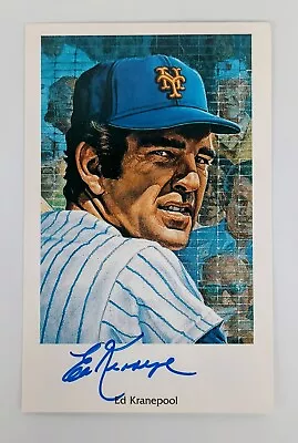 AUTHENTIC AUTOGRAPHED Ed Kranepool NEW YORK METS 1969 WORLD SERIES CHAMPION AUTO • $14.99