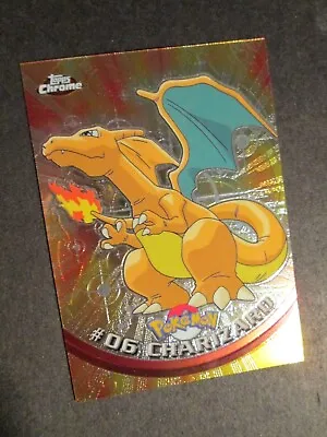 $250 • Buy LP Pokemon (Chrome) CHARIZARD Card (TOPPS SERIES-1 Set) Foil #06 6 Nintendo