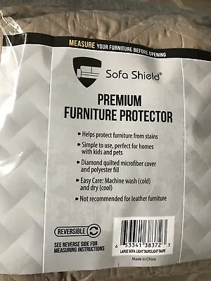 Sofa Shield Large Sofa Cover- Light Taupe • $13