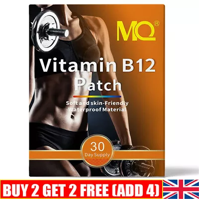 Vitamin B12 Energy Patches Enhance Focus Memory And Energy • £7.19