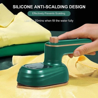 £12.86 • Buy Mini Portable Handheld Garment Steamer Professional Micro Steam Iron For Clothes