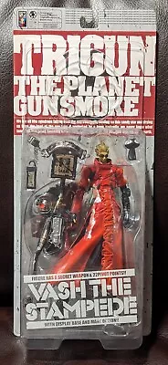 NEW Trigun Planet Gunsmoke Vash The Stampede Action Figure Anime 7.5  Kaiyodo • $79.99