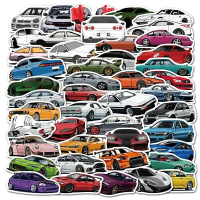 100pcs JDM Racing Car Vinyl Decal Bomb Stickers Laptop Phone Bottle Skateboard • $6.79