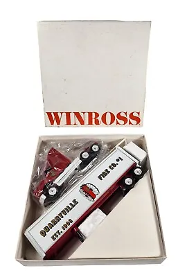 Winross Quarryville Fire Company Station 5-1 Tractor Trailer 1:64 Diecast MIB  • $11.19