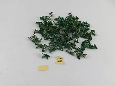 100+ Vintage Miniature 1  Green Army Men Figures Plastic Toy Soldiers NEW • $19.99
