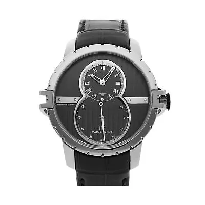 Jaquet Droz Grande Seconde SW Auto Steel Mens Strap Watch J029030245 • £6209.47