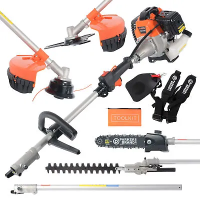 View Details 52cc Petrol Multi Function 5 In 1 Garden Tool - Brush Cutter, Grass Trimmer, Cha • 153.99£