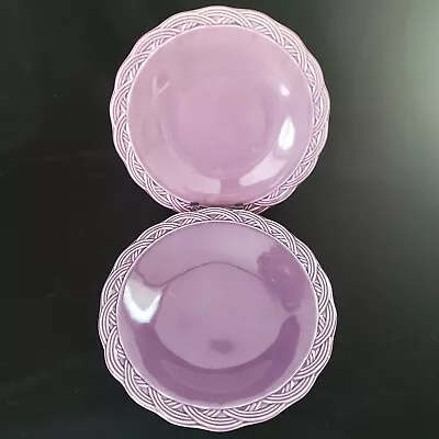 Pfaltzgraff Circle Of Kindness Purple Accent Salad Plates - Set Of 2 • $11.99