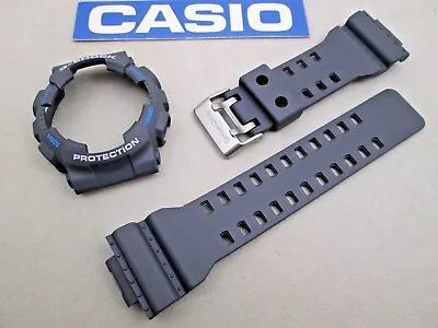 Casio G-Shock GA-110TS GA110TS Gray Resin Watch Band & Bezel Set Fits GA-100 • $49