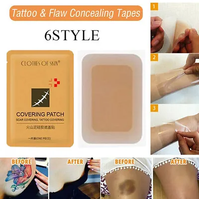 Tattoo Scar Flaw Conceal Tape Concealer Waterproof-Stickers-Cover-Up Thin 、 • $3.05