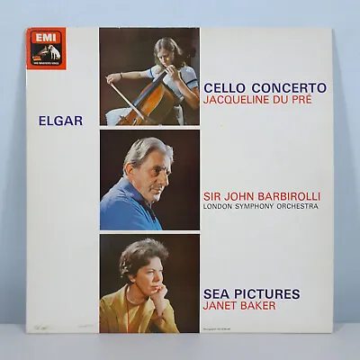 ASD 655 Jacqueline Du Pre Elgar Cello Concerto Barbirolli EMI Stereo VG+/EX • £14.43