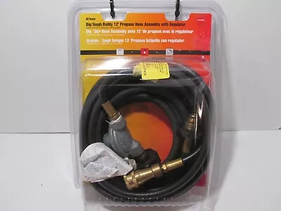 Mr. Heater Big Tough Buddy 12' Propane Hose Assembly W/ Regulator F271803 • $29.99