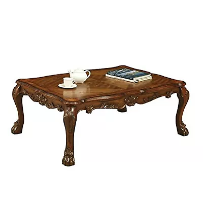 ACME Dresden Coffee Table Cherry Oak Cherry Oak Vintage/Traditional/Victorian • $493.25